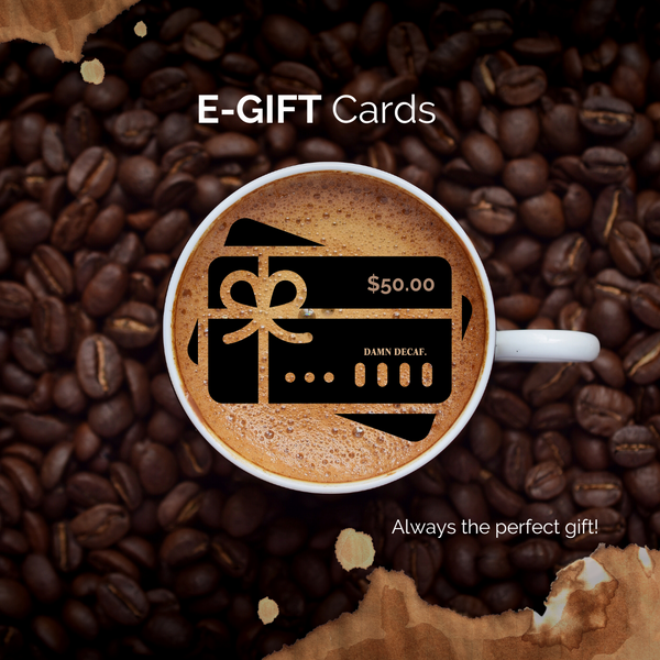 DAMN DECAF. Gift Card